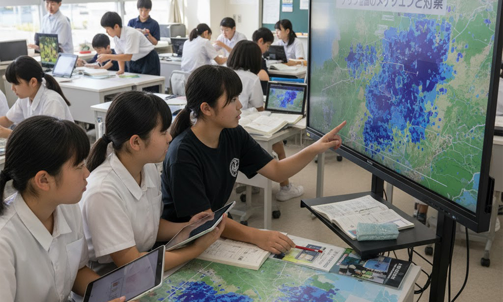 HIH ゲリラ豪雨 なぜ起こる?昔はなかった?仕組みと備えを解説の図(HIH 防災理科ラボ)