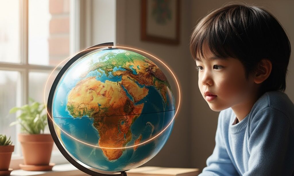 砂漠がなぜできるかを地球全体で説明するイメージ|大気循環と乾燥地帯の関係