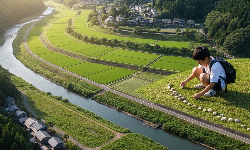 河岸段丘 でき方 図解|川が作る段丘の形成過程を4段階で解説