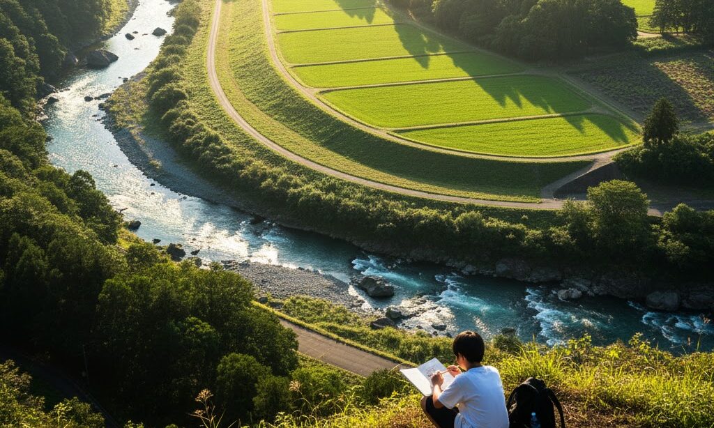 河岸段丘 階段状 地形 理由|川の堆積と侵食がつくる段差のしくみ