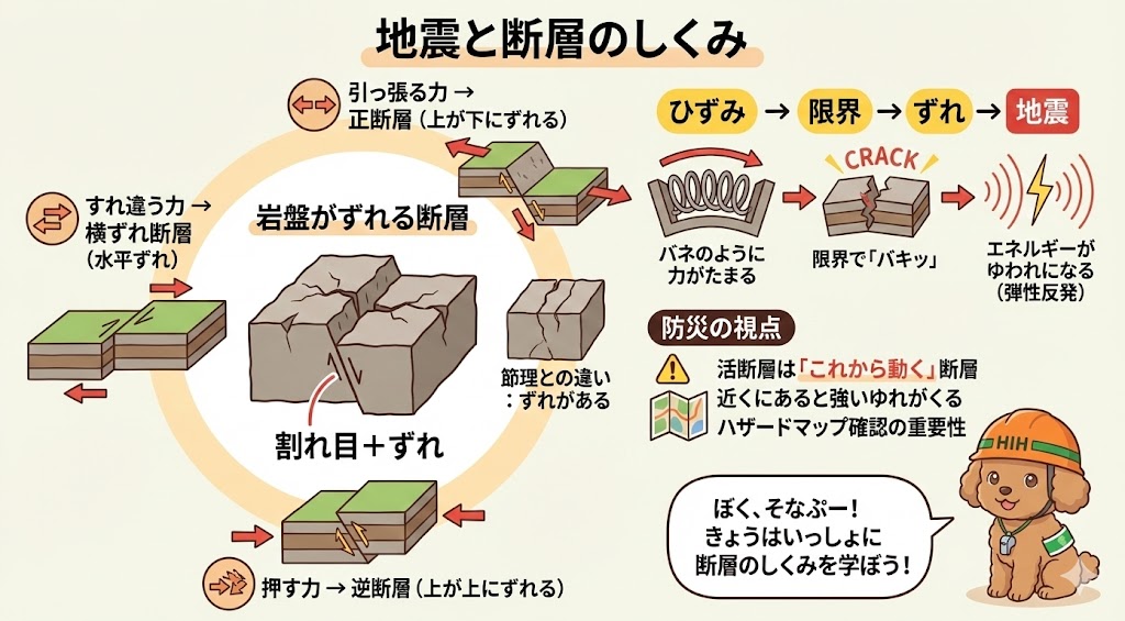 HIHそなぷー　断層の仕組み