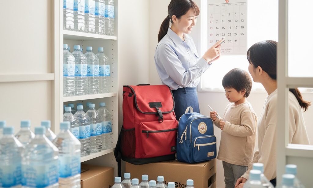 防災用に備蓄された水のストック｜家庭でできる水の備え