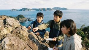 弧状列島については那須中学生