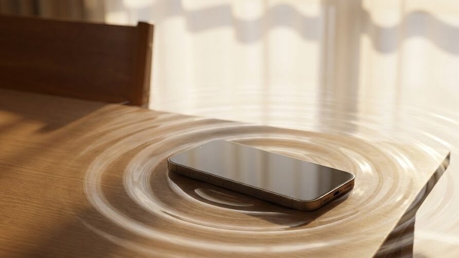 P波を先に検知してS波到達前に知らせる緊急地震速報の仕組みをイメージした生活シーン