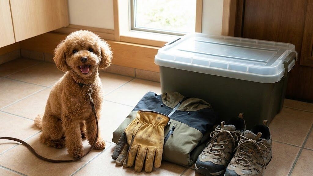 防災に使える作業用手袋や防水ウェア