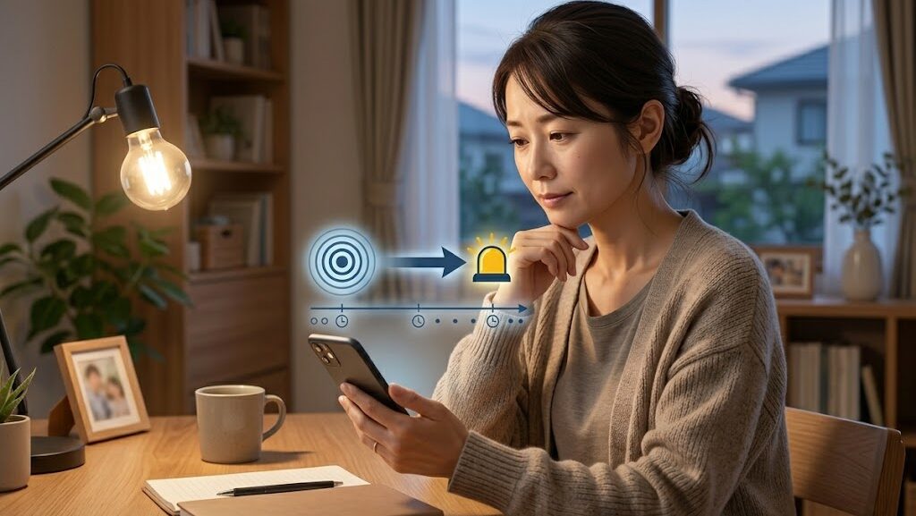 後発地震注意情報に関する誤解を解消するイメージイラスト