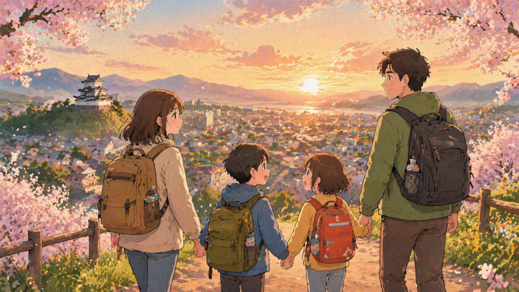 熊本地震の教訓を未来の備えにつなぐ希望のイラスト