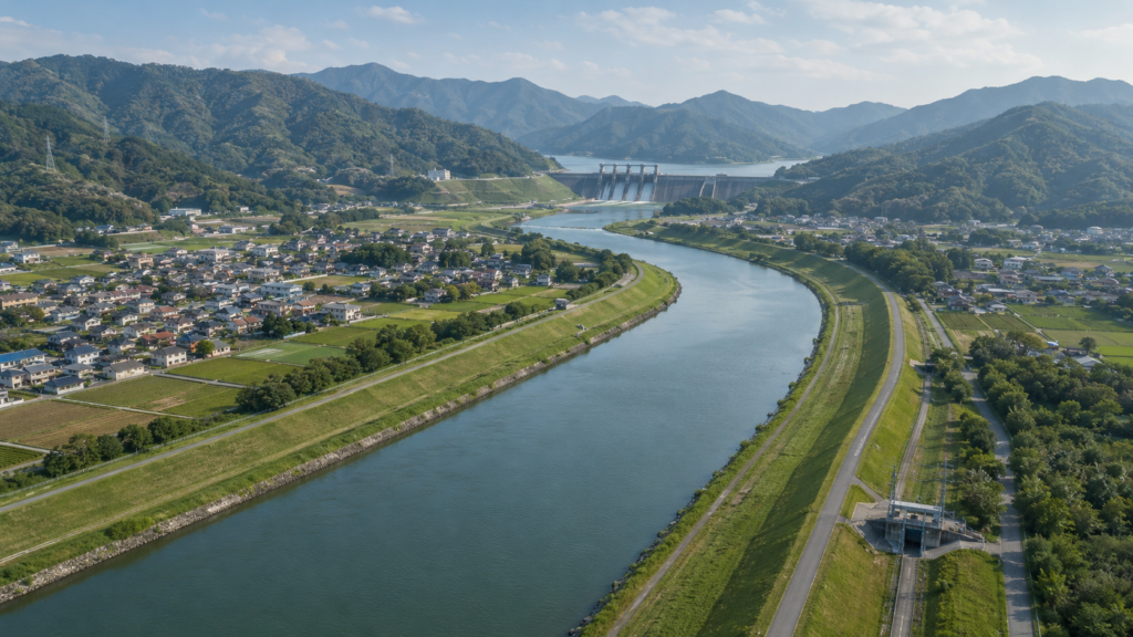 昭和28年西日本水害を教訓に整備された河川と治水インフラ