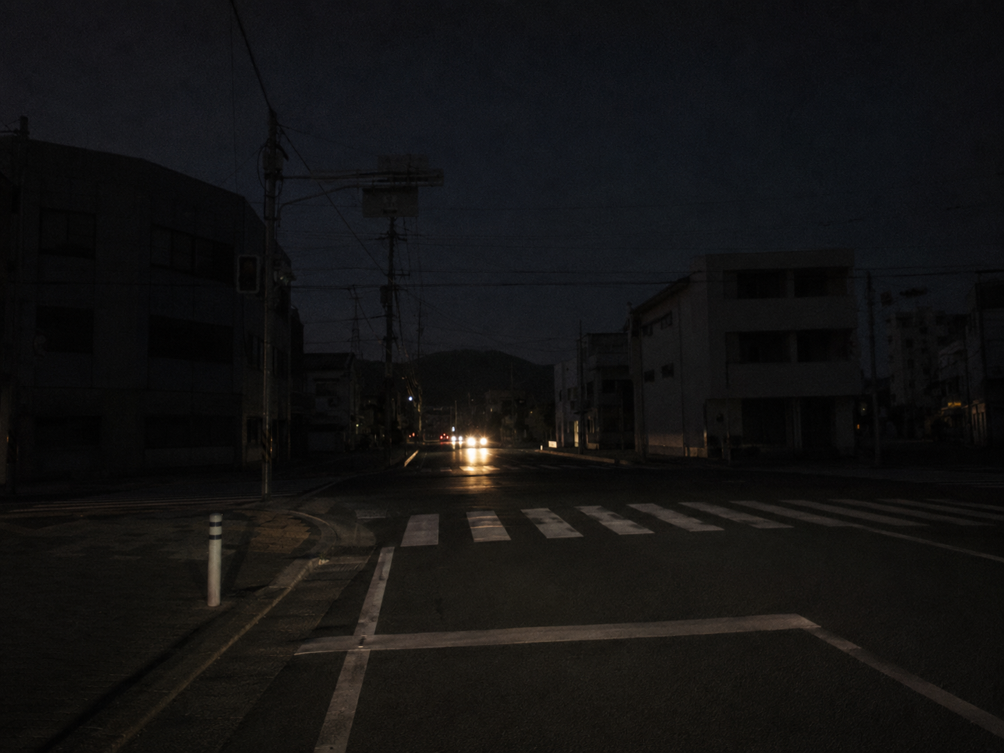 2011年 停電下の街並み