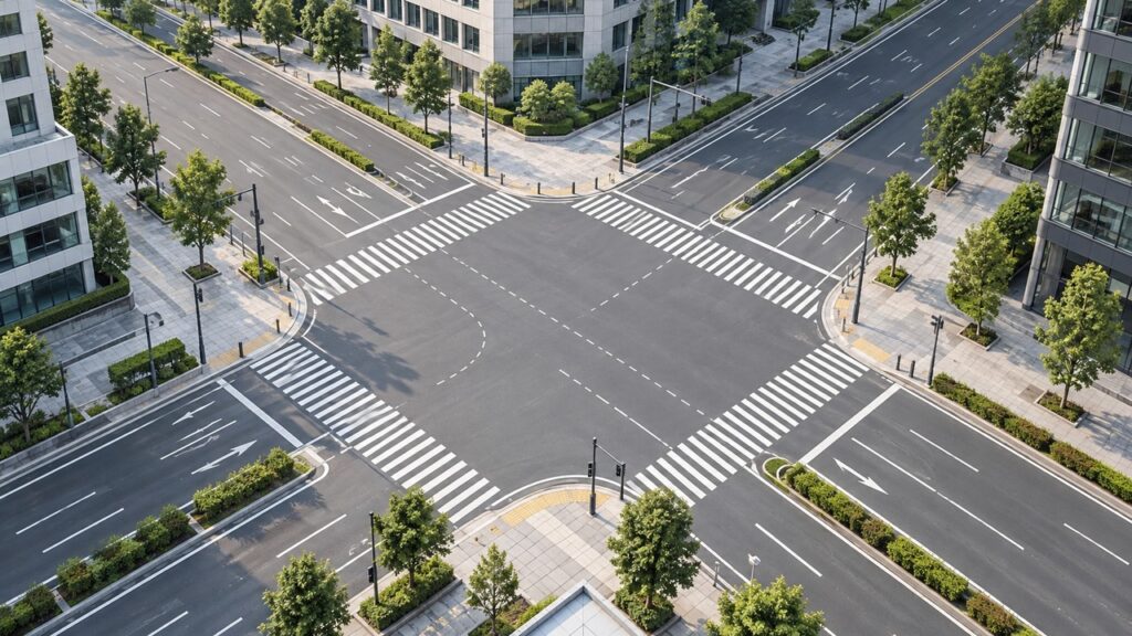 一斉帰宅を抑えて道路の流れを保つ考え方