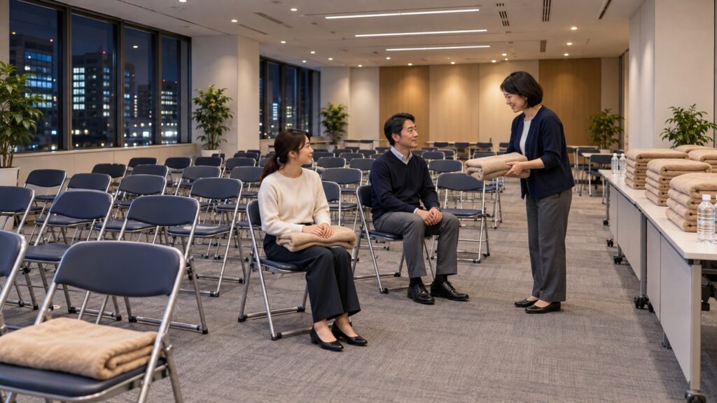 オフィスで安全に待機するための環境づくり