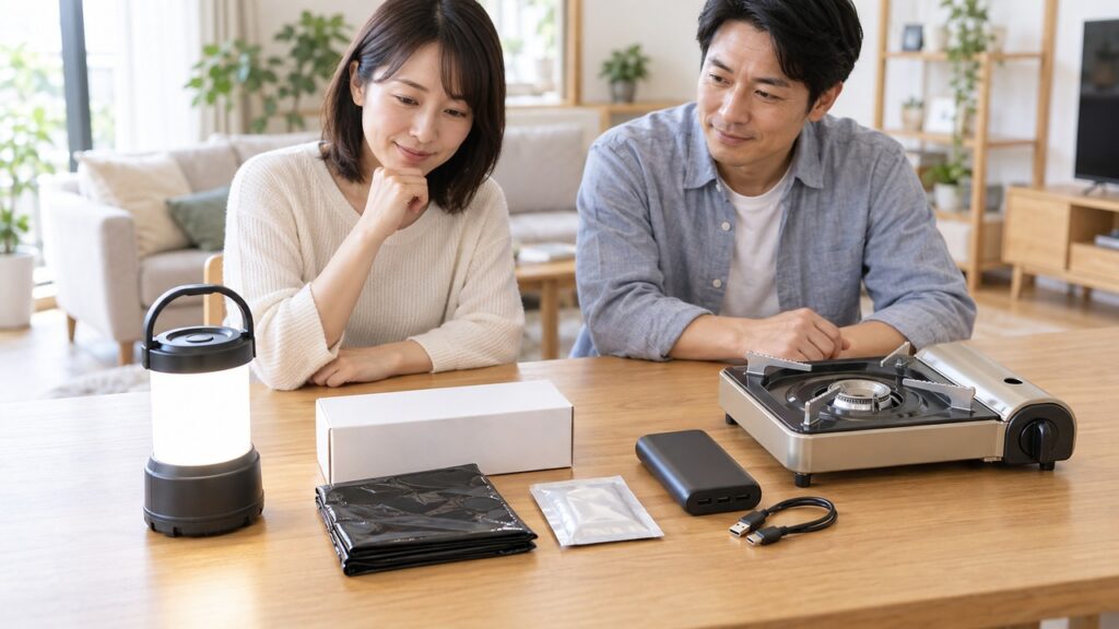 従業員の自宅用に備えたい防災用品